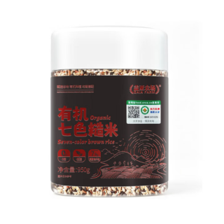 盖亚农场 有机七色糙米 950g 粗粮杂粮 0糖低脂