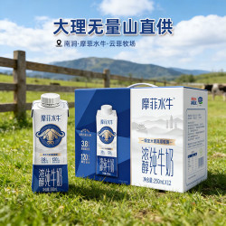 来思尔 摩菲水牛纯牛奶250ml*12