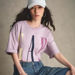 Gap 男女装2026夏季款纯棉logo字母印花宽松短袖T恤上衣854739