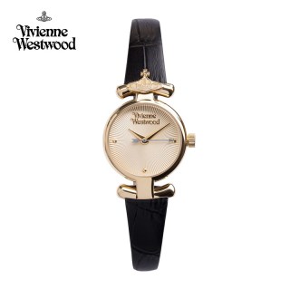 移动端、88VIP：Vivienne Westwood 西太后女士手表女时尚皮带简约气质女表腕表  黑色女表