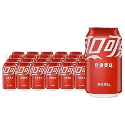 可口可乐 雪碧 芬达  330ml*24罐装碳酸饮料汽水易拉罐胖罐