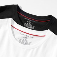 国家补贴、88VIP：TOMMY HILFIGER 男士宽松圆领短袖T恤 百搭打底休闲运动