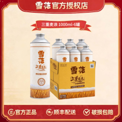 雪花 三重麦浪精酿1L*6罐
