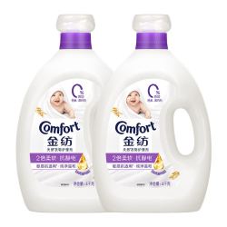 Comfort 纯净温和柔顺剂衣物防静电持久留香4kg*2奥妙洗衣液400g*2