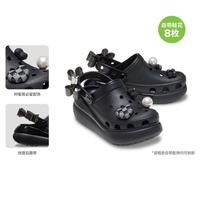 crocs 经典炫魅泡芙厚底洞洞鞋