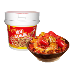 佳仙 重庆泡椒酱 750g/桶 调味品