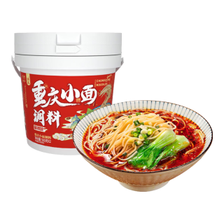 佳仙 重庆小面调料麻辣小龙虾拌面酱 1kg 桶装