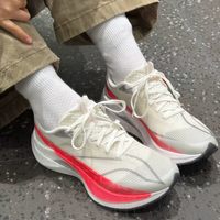 碳影 赤兔9pro 超临界发泡减震 白红 34码 跑步鞋