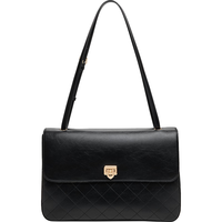 CHARLES & KEITH CK2-20701699 翻盖单肩包 黑色 L