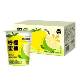 嚼绊 酸奶柠檬蜜柚子营养解腻常温酸奶饮品120g*16杯网红中秋送礼