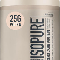 ISOPURE 乳清分离蛋白粉 25g高蛋白零碳水 无糖原味