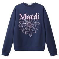 MARDI 小雏菊刺绣圆领套头卫衣