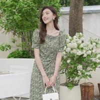 ARIOSEYEARS 气质连衣裙高级感茶歇裙长裙女裙夏