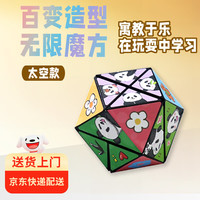 涂涂鱼 熊猫魔方3D立体几何魔方玩具-太空款