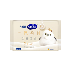 silcot 加大款玻尿酸柔润洗脸巾 5抽