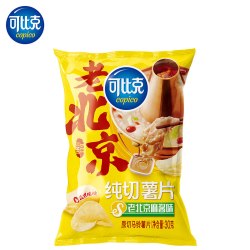 可比克 薯片多种口味任选整整10袋膨化食品独立包装片状混合整箱