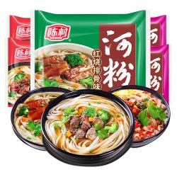 陈村 河粉整箱广东正宗酸辣粉宽米粉免煮速食非油炸方便面泡面袋装85*6袋