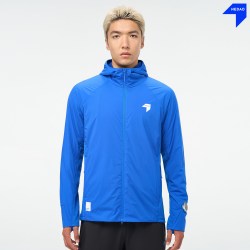 NEDAO 内道聚能卷软壳自收纳反光标男女马拉松训练运动拇指扣跑步外套