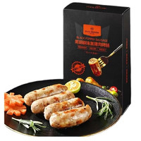 1号会员店 90%黑猪肉烤肠黑胡椒味600g/12根