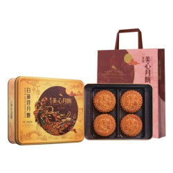 美心 双黄白莲蓉月饼礼盒740g