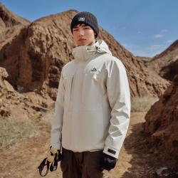 伯希和 冲锋衣男三合一可拆卸保暖防风外套户外防水登山服秋外套男