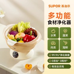 苏泊尔 果蔬清洗机除菌去农残洗蔬菜水果净化器家用超声波清洗机