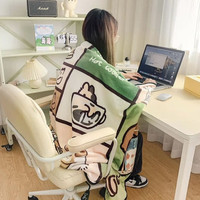 法兰绒毯子券后3.99