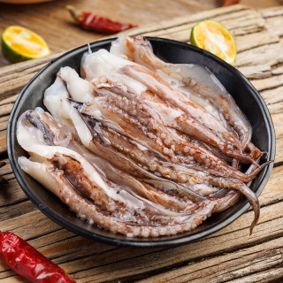 美加佳 冷冻鱿鱼须1斤*2袋 火锅烧烤食材 铁板鱿鱼 海鲜水产