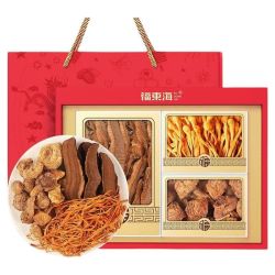 福東海 福东海菌菇山珍三拼礼盒200克（灵芝、姬松茸、虫草花）
