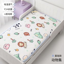 婧麒 儿童床垫 乳胶护脊 常规款-草莓萌兔 100*56cm