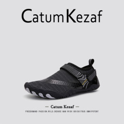 CATUM KEZAF美国凉鞋男款夏季新款五指鞋户外溯溪防滑男士沙滩鞋 黑色  41