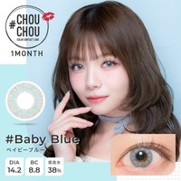 日本直邮CHOUCHOU月抛美瞳混血系软性亲水接触镜1片装自然舒适
