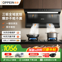 欧派 抽吸油烟机家用顶侧式大吸力免拆自清洗一级能效上门安装 22m³