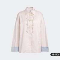 adidas 官方正品三叶草女士时尚翻领新中式外套KW1996