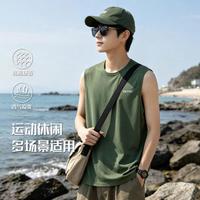 SK·TRIP 户外露营风宽松廓形无袖透气背心轻薄亲肤不粘身宽松休闲坎肩