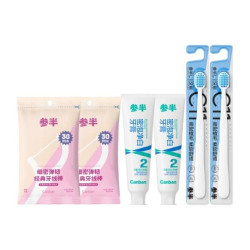 参半 60g牙膏*2+30支牙线*2+c11牙刷
