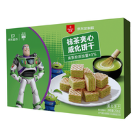 丹夫 迪士尼玩具总动员联名 抹茶夹心威化饼干 206g