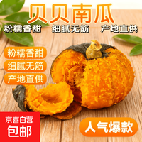 京喜 正宗贝贝南瓜板栗味宝宝辅食老南瓜新鲜蔬菜生鲜减肥减脂早餐轻食 性价比小果 2斤 带箱
