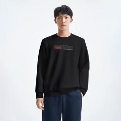 特步 男士套头卫衣春季保暖百搭时尚运动卫衣