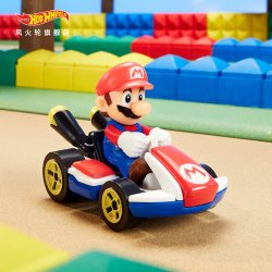 Hot Wheels 赛车礼物珍藏版玩具-马里奥经典主题车系列GBG25