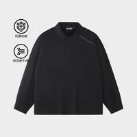 FILA 男装FUSION系列基础针织长袖POLO衫