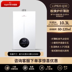 小松鼠 燃气壁挂炉天然气家用暖气片采暖炉地暖锅炉热水器两用Q3D