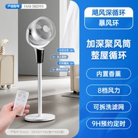 艾美特 空气循环扇电风扇低噪新款香薰家用大风量立式落地扇RD193