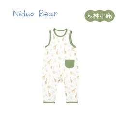 尼多熊 新生婴儿衣服夏季宝宝爬服婴儿连体衣包屁