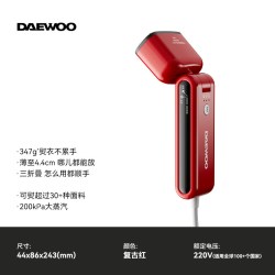 大宇 卡片挂烫机手持小型蒸汽电熨斗家用旅行出差便携式熨烫机新款
