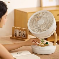 Amadana 日本amadana艾曼达空气循环扇家用桌面电风扇台式摇头轻音台扇D2