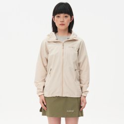 mont·bell 户外女款防风透气连帽夹克外套 1103246 海军蓝 NV L/175