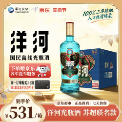 洋河 高线光瓶酒 蓝洋河 42度 500ml