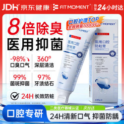 FIT MOMENT 医用口腔防蛀膏脱敏膏含氟膏牙周炎牙齿松动牙龈萎缩专用放蛀牙洞龋齿修复幽门螺旋杆菌