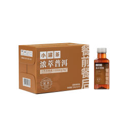 小罐茶 浓萃普洱原味茶饮料 500ml*9瓶